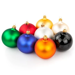 80mm bauble - Argint