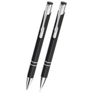 Set stilou și creion Cosmo - Negru
