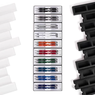 Set stilou și creion Cosmo - Negru